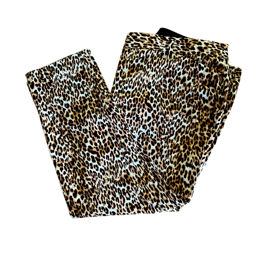 Leopard Print Ankle Pants